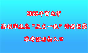 21三支一扶准考证打印入口